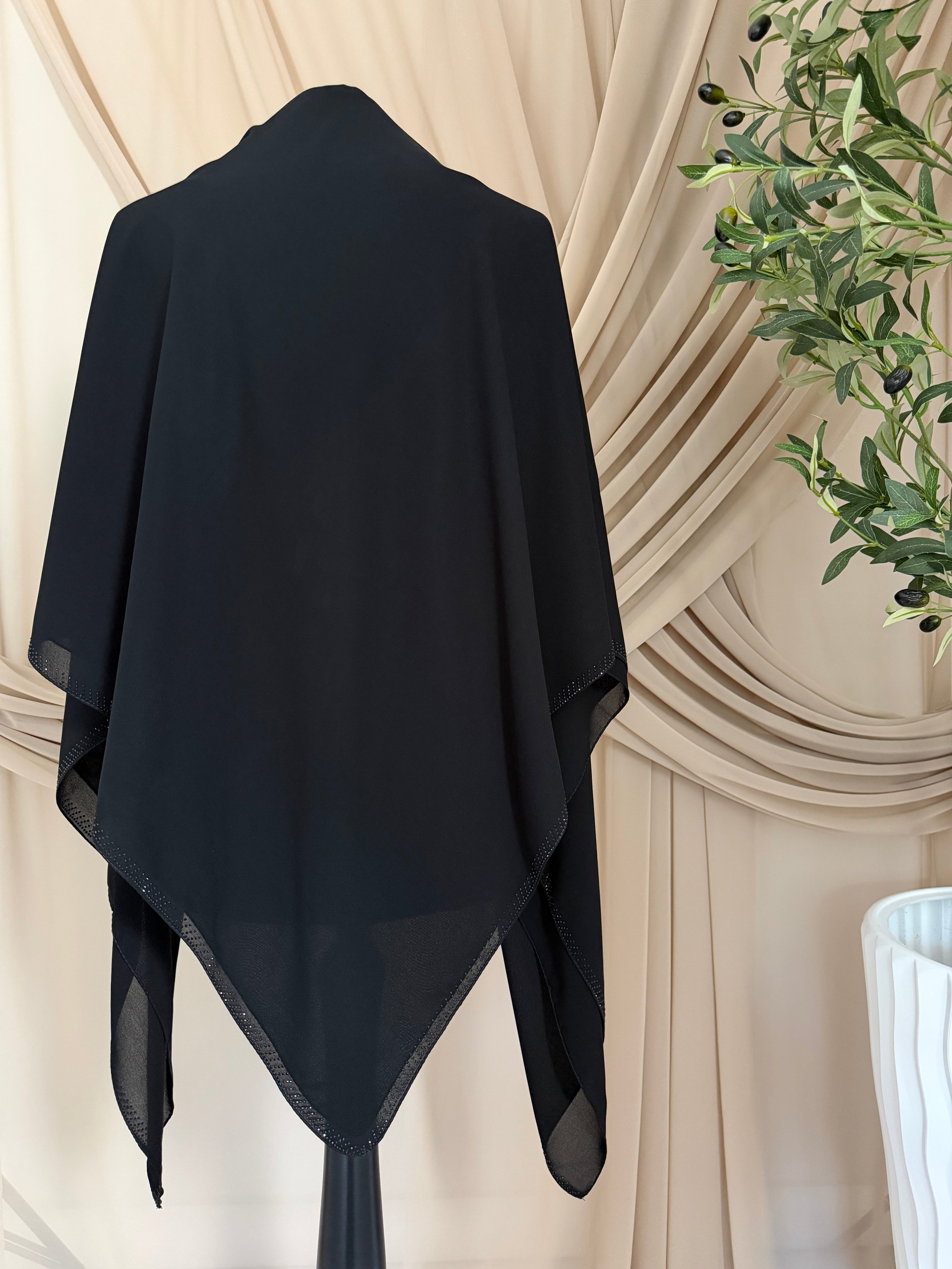 Esharb black mit Strass-Steine