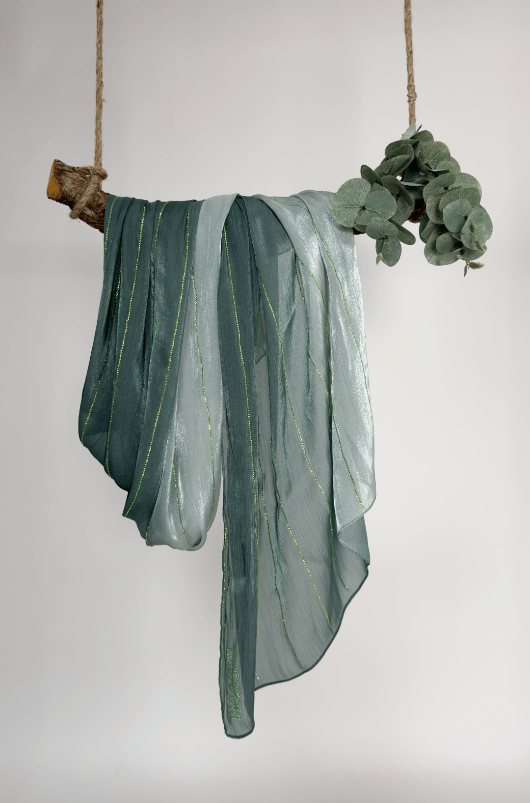 Shimmer Organza With Stones