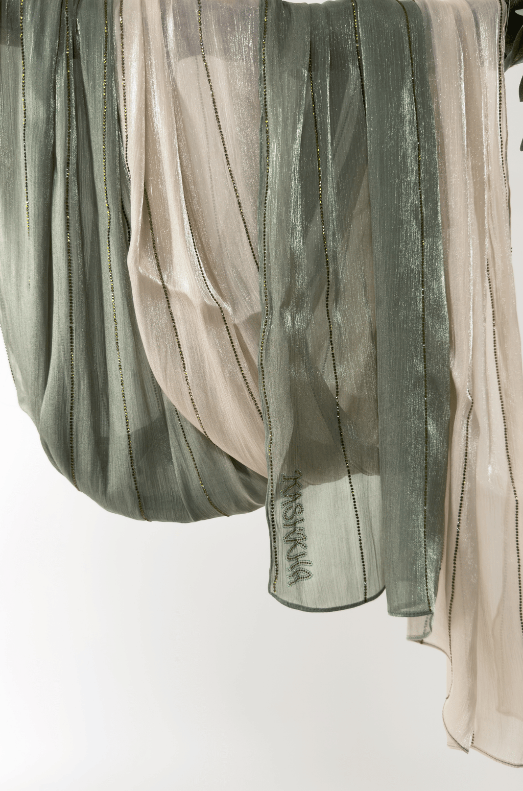 Shimmer Organza With Stones