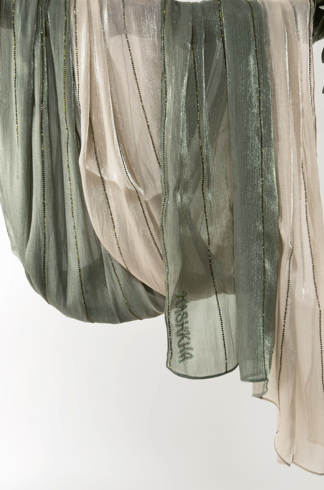 Shimmer Organza With Stones