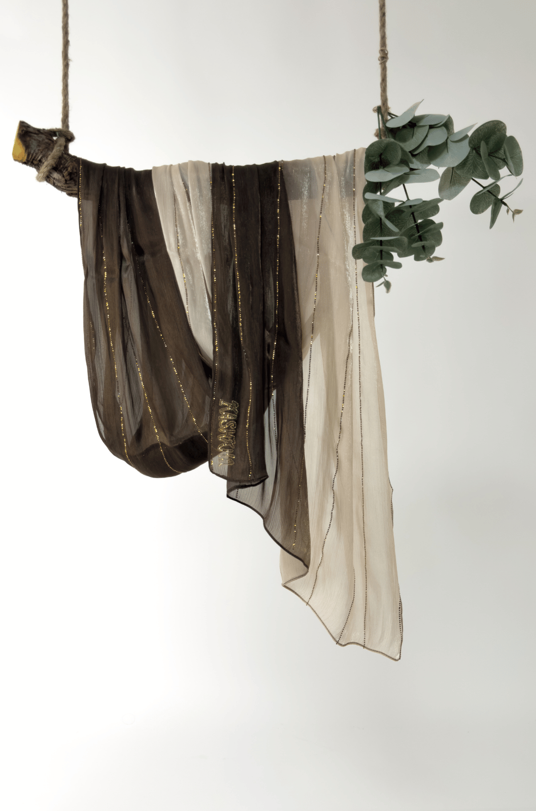 Shimmer Organza With Stones