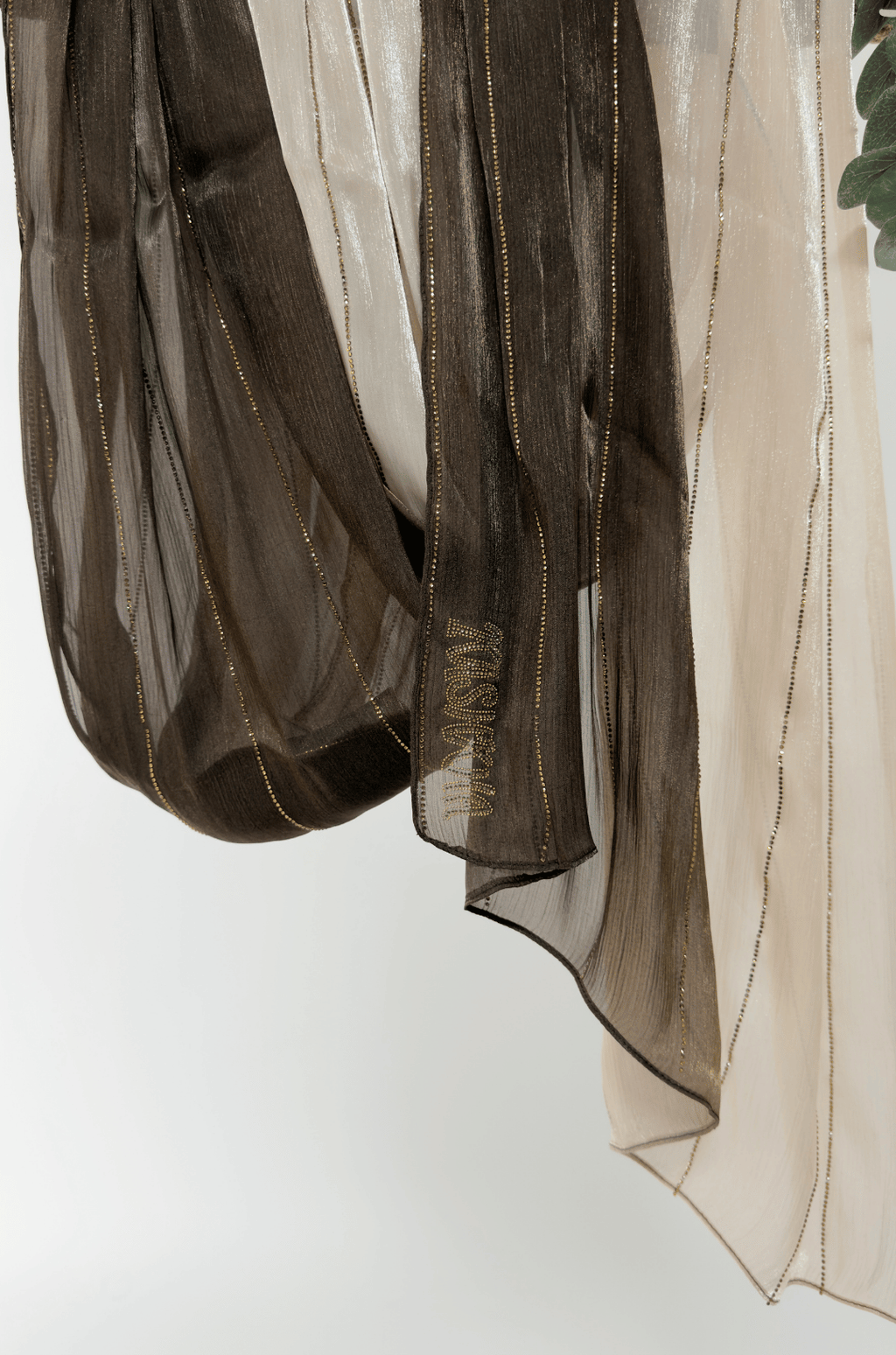 Shimmer Organza With Stones