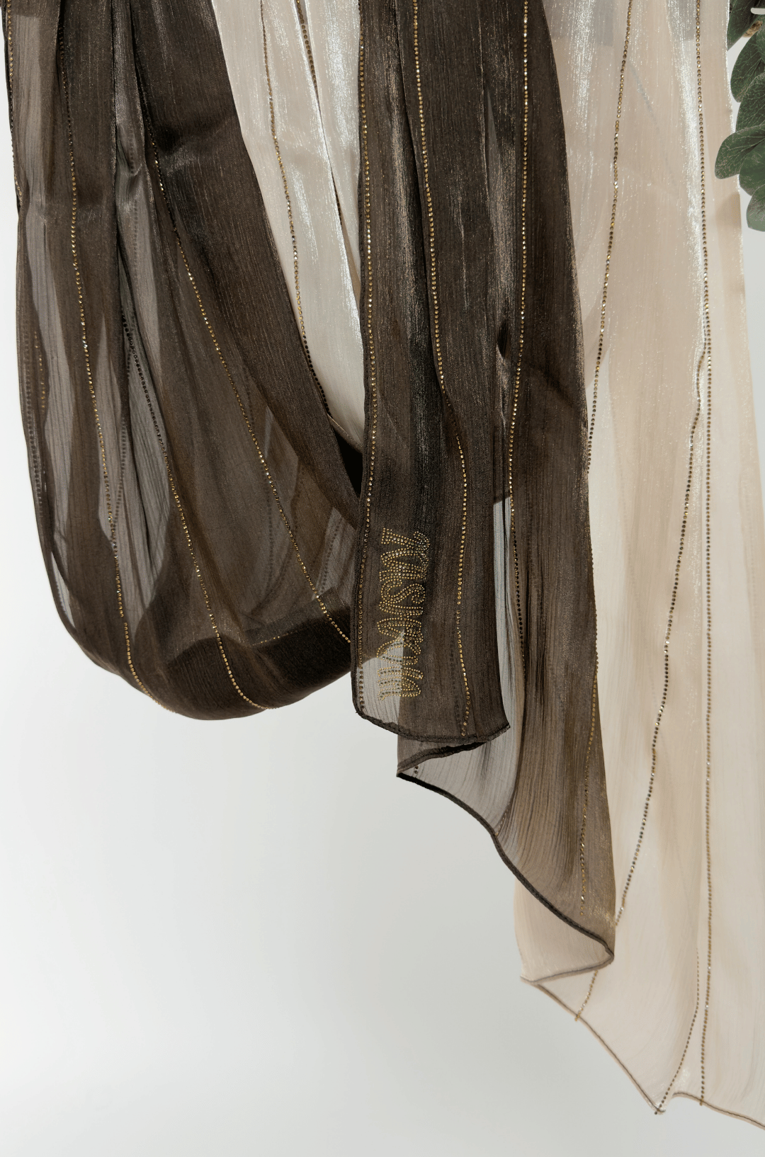 Shimmer Organza With Stones