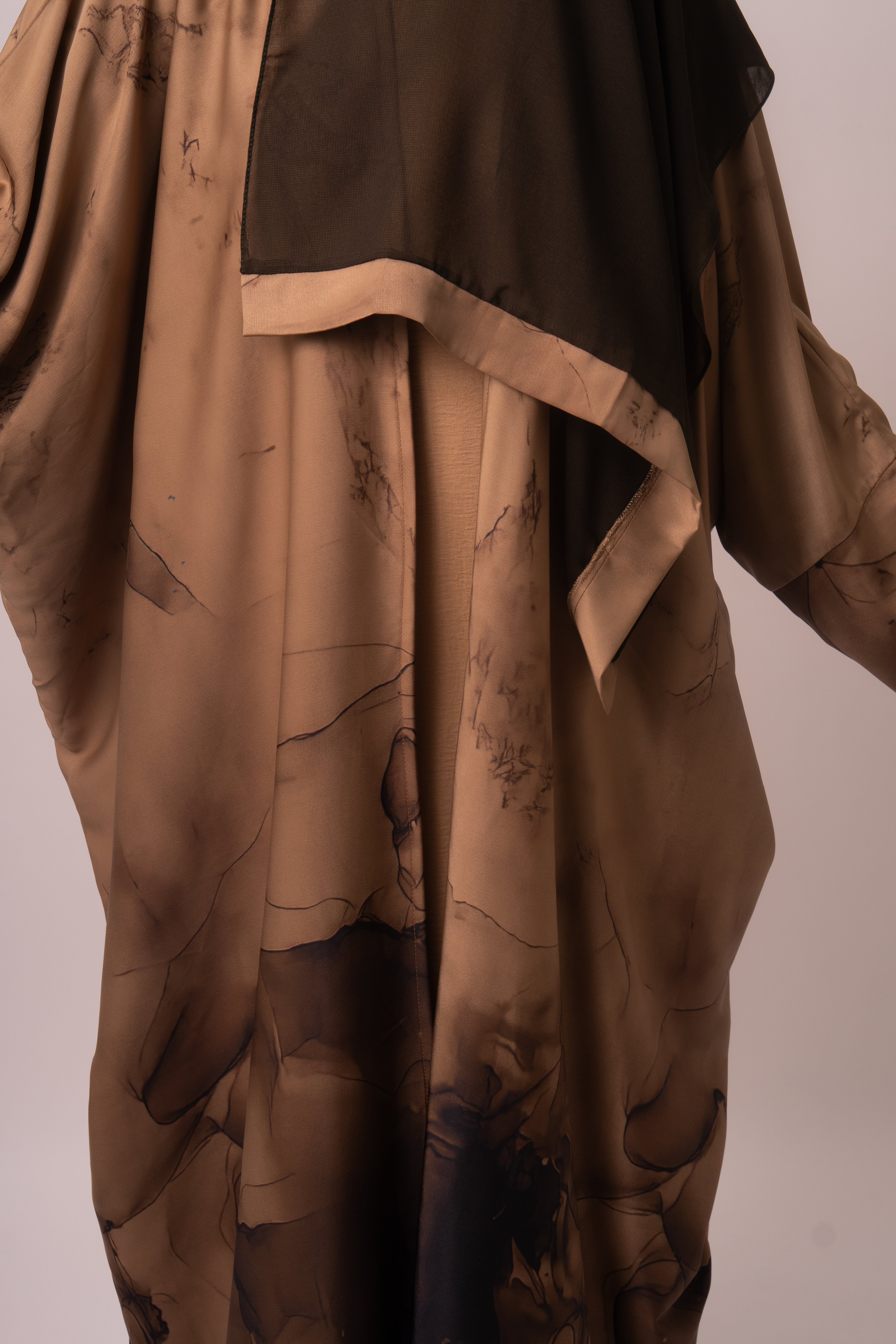 Butterfly Satin Abaya