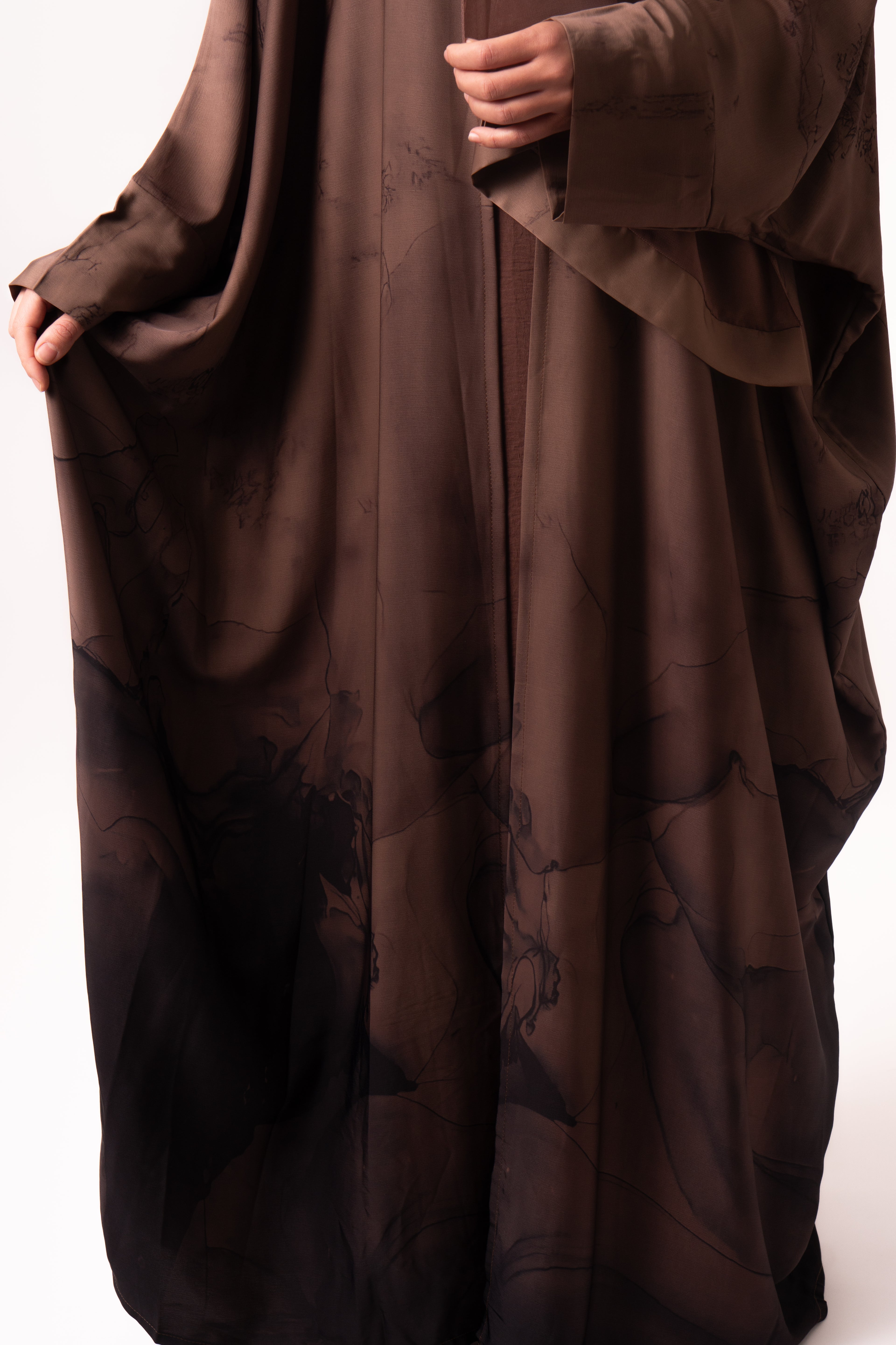 Butterfly Satin Abaya