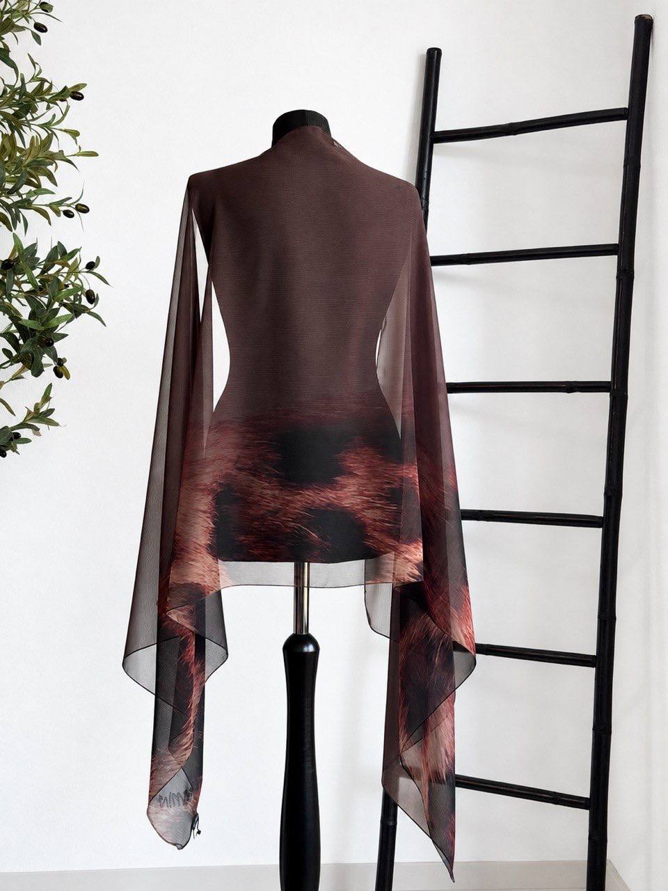 Mocha Leopard Hijab