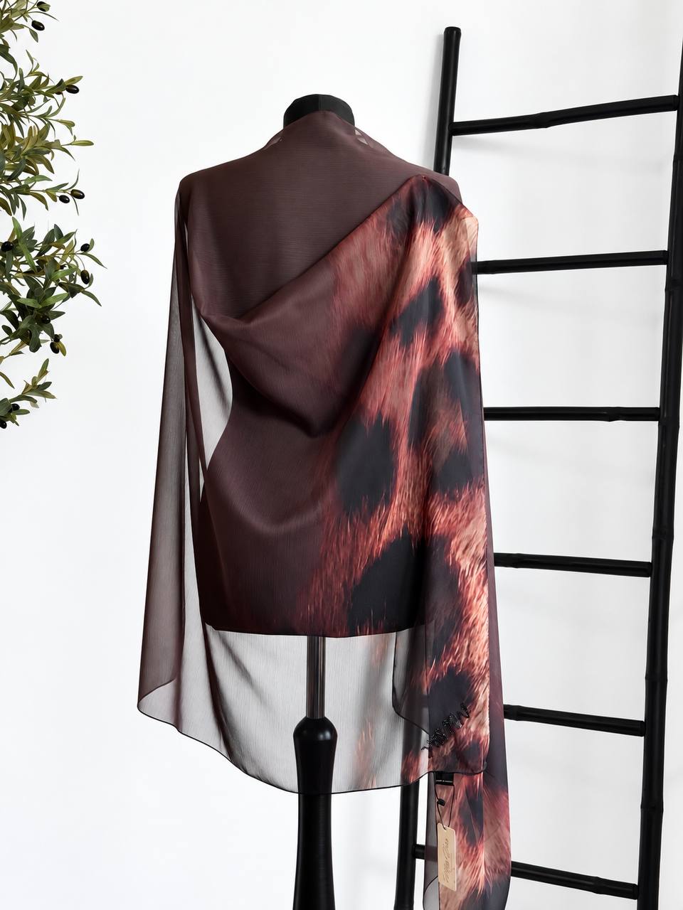 Mocha Leopard Hijab