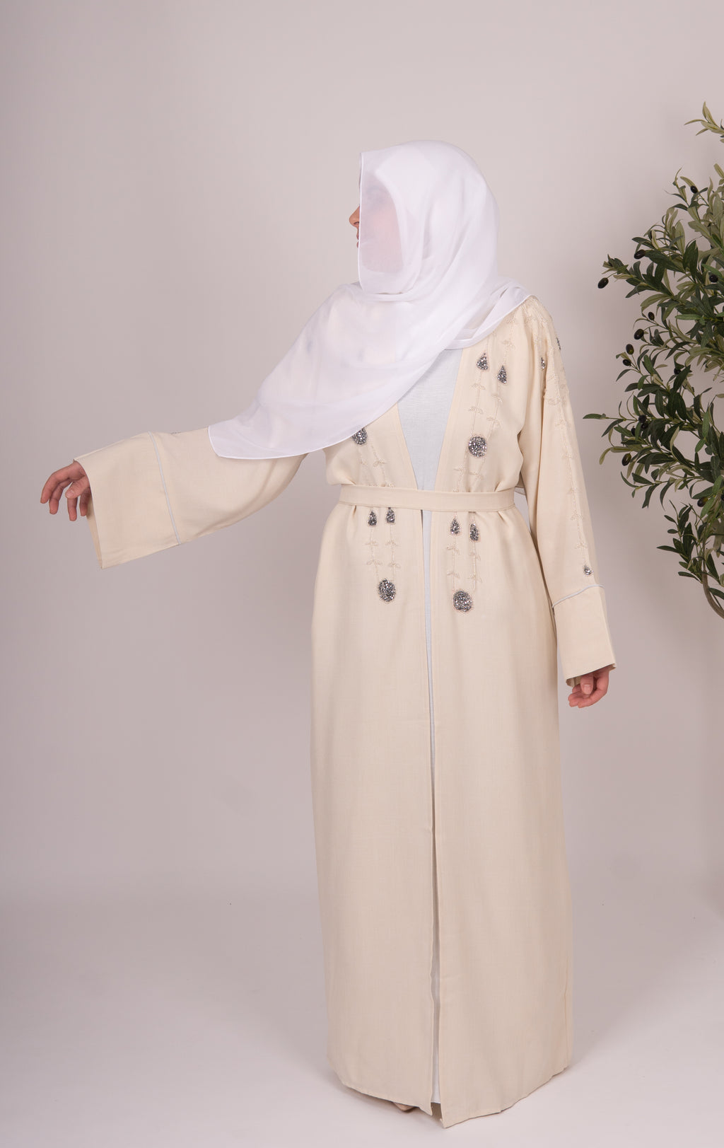 Linen Abaya